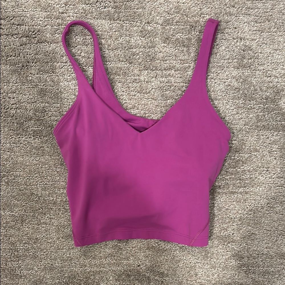 Purple Lululemon align Tank Top